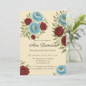 ライオンズブルー牡丹&レッドローゼスバチェロレッテ 招待状 (スタンド正面)