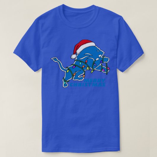 ライオンズメリークリスマスフード付きスウェットシャツ Tシャツ (デザイン正面)