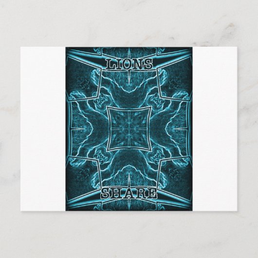 ライオンズ共有アートプリント ポストカード (正面)