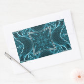 ライオンズ共有アートプリント 長方形シール (封筒)