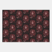 ライオンズ威厳のあるワイルドキャットコレクション ラッピングペーパーシート (正面3)