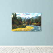 ライオンズ川とカピラーノ川の眺め キャンバスプリント (インサイチュ (ウッドフロア))