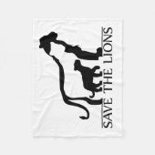 ライオンズ救ズ フリースブランケット (正面)