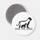 ライオンズ救ズ マグネット (正面/裏面)