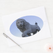 ライオンズ橋 楕円形シール (封筒)