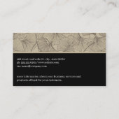 ライオンズ王室のクレスト | ヴィンテージ銀杏 名刺 (裏面)