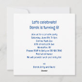 ライオンズ祝、ライオンズの誕生日の招待状 シーズンカード (裏面)