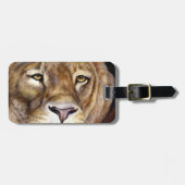 ライオンズ素晴らし顔アート名ラゲッジタグ ラゲッジタグ (正面横)