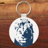 ライオンズ顔 キーホルダー (正面)