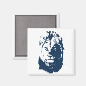 ライオンズ顔 マグネット (正面/裏面)