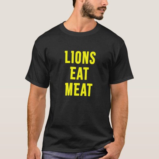 ライオンズ食べミートプレミアム_2 Tシャツ (正面)