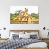 ライオンズ3杯 キャンバスプリント (インサイチュ (寝室))