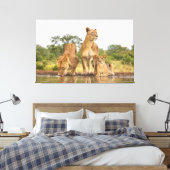 ライオンズ3杯 キャンバスプリント (インサイチュ (寝室))