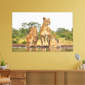 ライオンズ3杯 キャンバスプリント (インサイチュ (リビング))