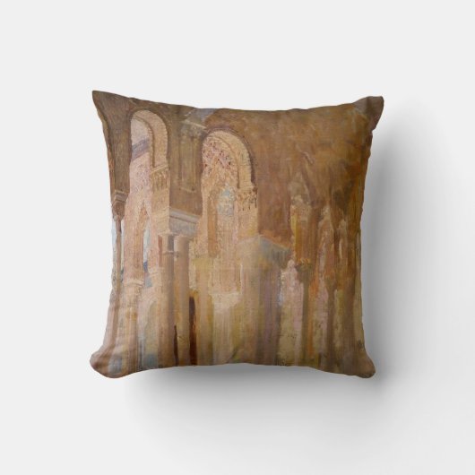 ライオンズ・アルハンブラの裁判所（Henri Regnault著） クッション (正面)