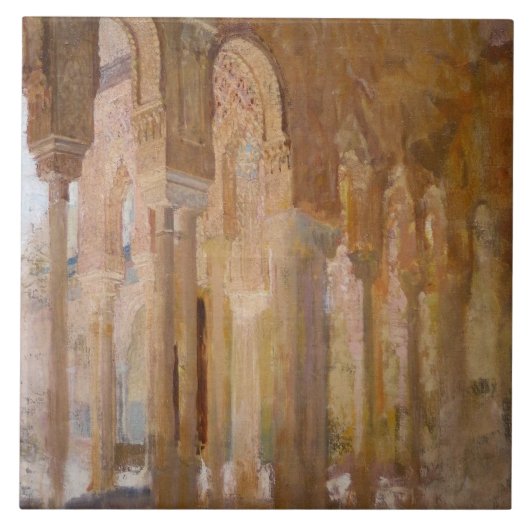 ライオンズ・アルハンブラの裁判所（Henri Regnault著） タイル (正面)