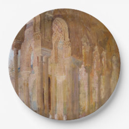 ライオンズ・アルハンブラの裁判所（Henri Regnault著） ペーパープレート