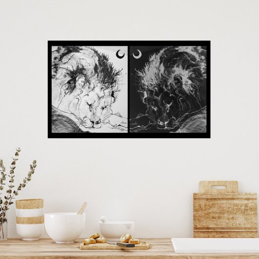 ライオンズ：イン&ヤン ポスター (キッチン)