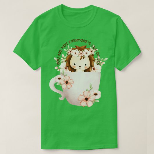 ライオンズ・カップ・オブ・ティー Tシャツ (デザイン正面)