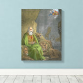 ライオンズ・デンのダニエルは、によって印刷された聖書から キャンバスプリント (インサイチュ (ウッドフロア))