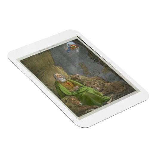 ライオンズ・デンのダニエルは、によって印刷された聖書から マグネット (右側)