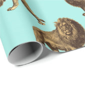 ライオンズ·ブルー·アンド·ゴールデン ラッピングペーパー (ロールコーナー)