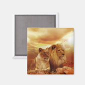 ライオンズ マグネット (正面/裏面)