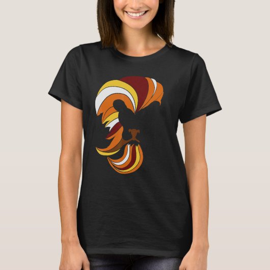 ライオンタトゥージャングル10月のキング Tシャツ (正面)