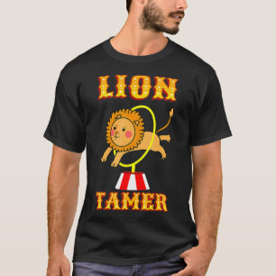 ライオンタマー衣装サーカスをテーマにした誕生日パーティー Tシャツ