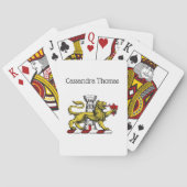 ライオンタワー(紋章の)フラ・ダ・リクレストエンブレムC トランプ (裏面)