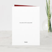 ライオンダンス中国の年賀状 シーズンカード (裏面)