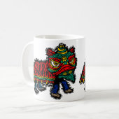 ライオンダン中国のサー コーヒーマグカップ (正面左)