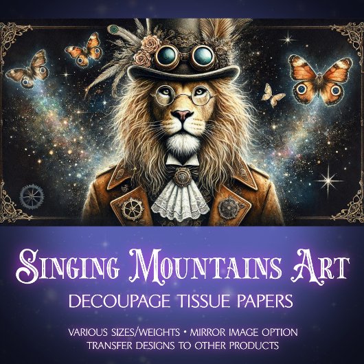 ライオンチョイビクトリアンズスチームパンクデクページ 薄葉紙