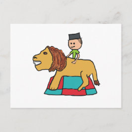 ライオンチーミング ポストカード