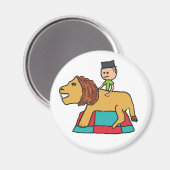 ライオンチーミング マグネット (正面/裏面)