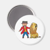 ライオンチーミング マグネット (正面/裏面)