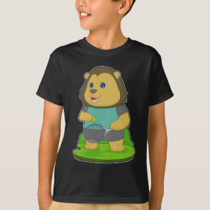 ライオンテニスラケット Tシャツ