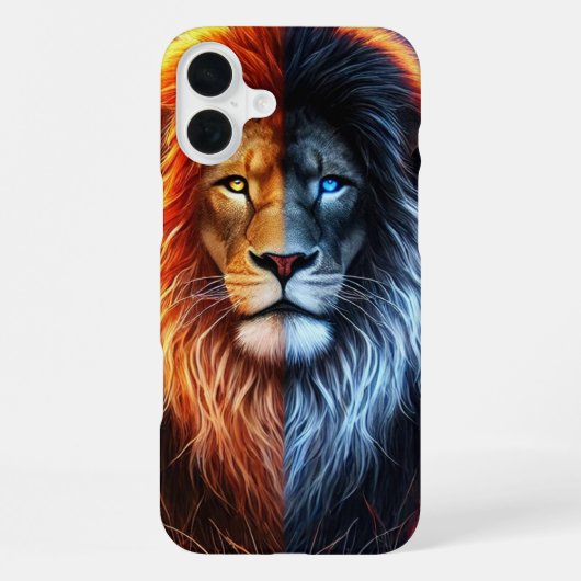 ライオンデザイン電話ケース iPhoneケース (裏面)