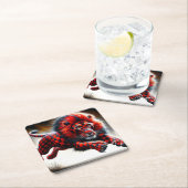 ライオンデザイン スクエアペーパーコースター (インサイチュ)