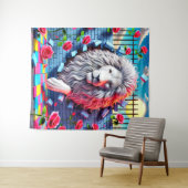 ライオンデザイン タペストリー (インサイチュ(横))