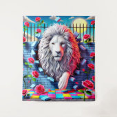 ライオンデザイン タペストリー (正面)