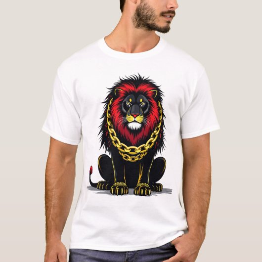 ライオンデザイン Tシャツ (正面)