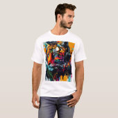 ライオンデザインTシャツ Tシャツ (正面フル)