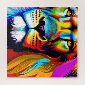 ライオンデジタカラフルルアート ジグソーパズル (横)