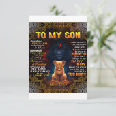 ライオントゥマイ息子に時々それは懸命パパ サンキューカード (スタンド正面)