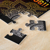 ライオントゥマイ息子に時々それは懸命パパ ジグソーパズル (側面)