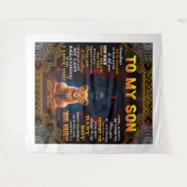 ライオントゥマイ息子に時々それは懸命パパ タペストリー (正面(横))