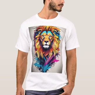 ライオンドリームスケープお洒落ティー Tシャツ