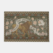 ライオンドーヴウィルダネスバラウォルタークレーン ドアマット (正面)