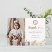 ライオンニュートラルサファリランドスケープ写真サンキューカード 招待状 (スタンド正面)